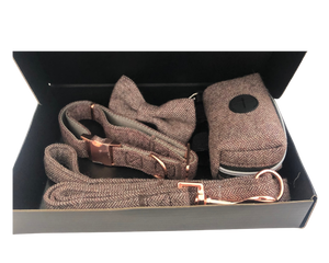 Twill Cloth Collar and Leash Set