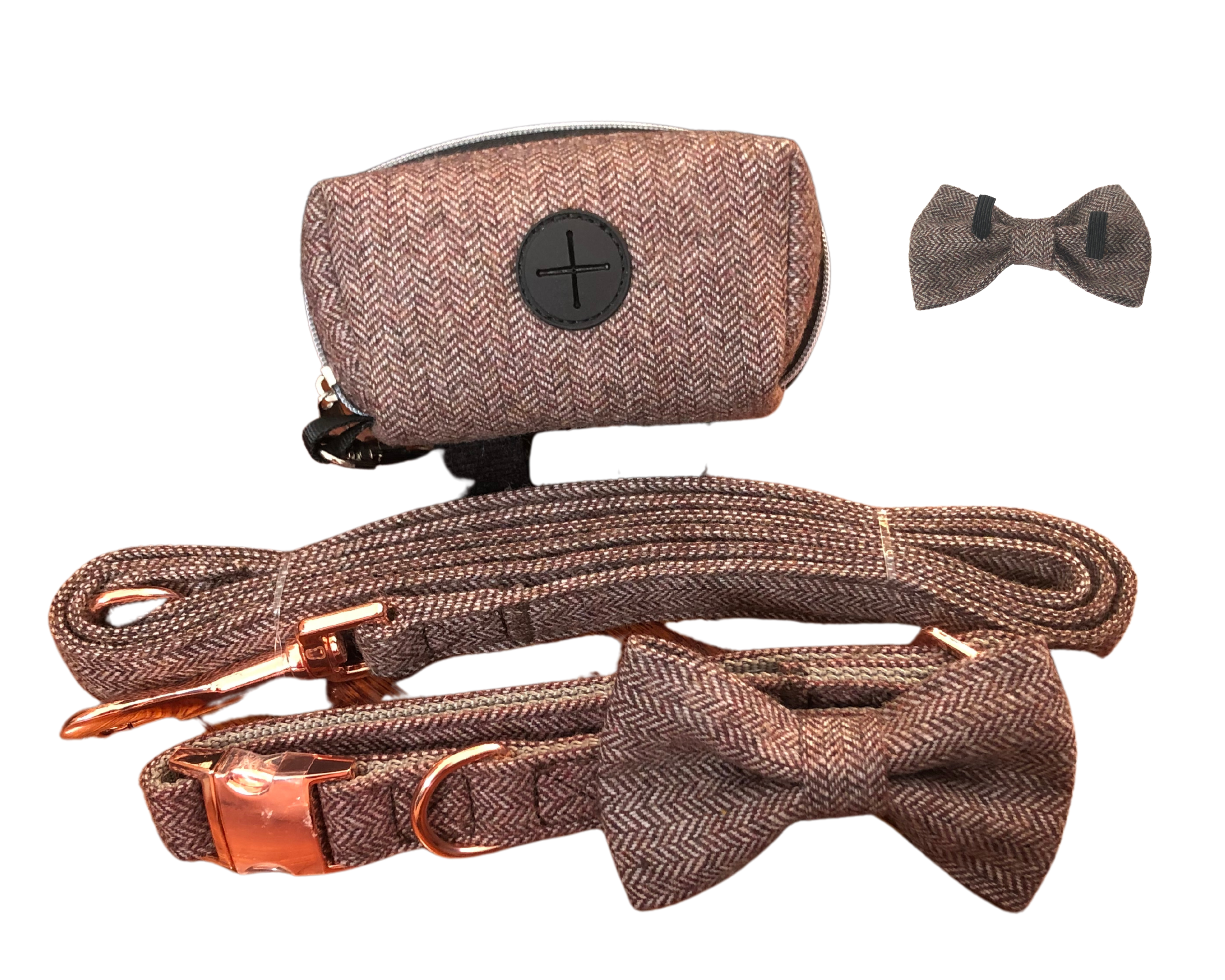 Twill Cloth Collar and Leash Set