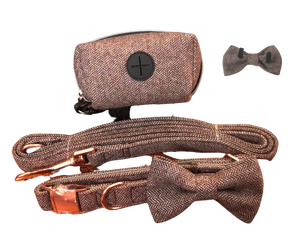 Twill Cloth Collar and Leash Set