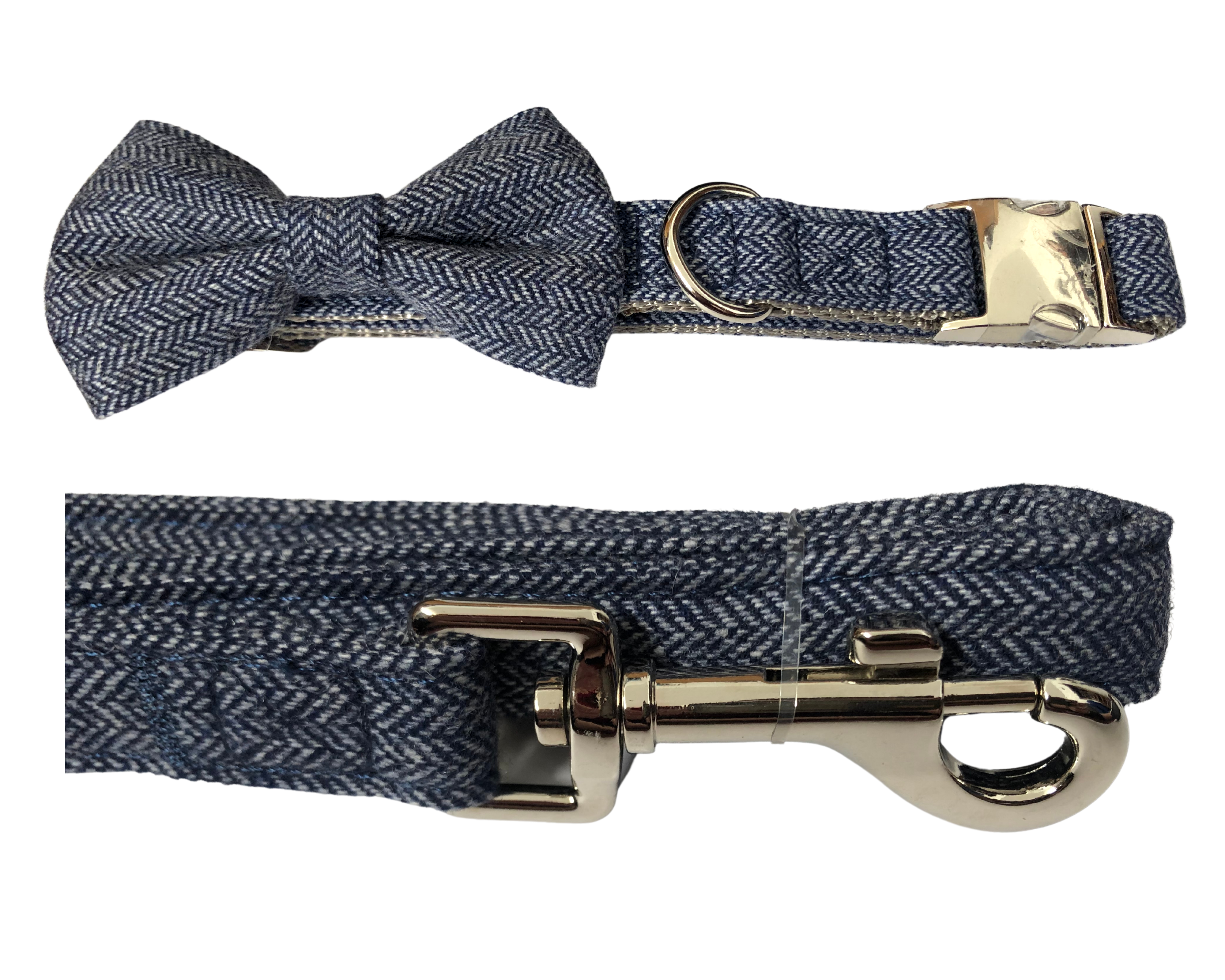 Twill Cloth Collar and Leash Set